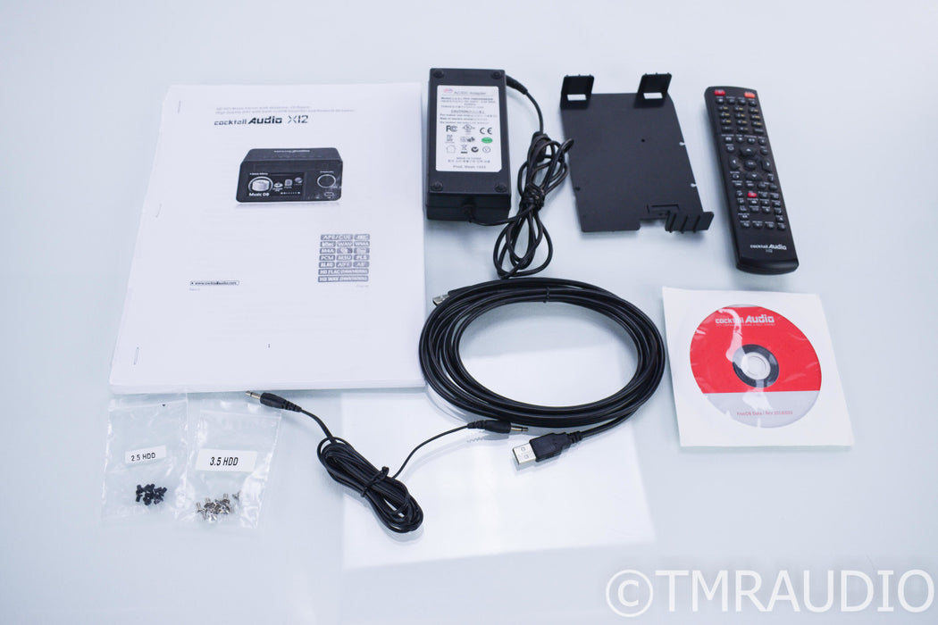 Cocktail Audio X12 Stereo Integrated Amplifier / Network Streamer; 500GB HDD