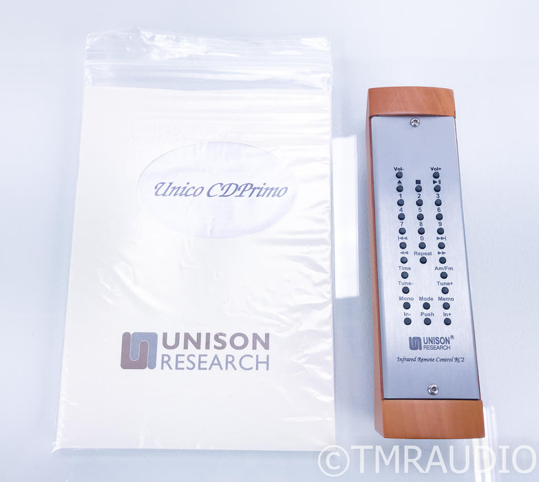 Unison Research Unico CD Primo Tube CD Player / USB DAC; Transport; Remote