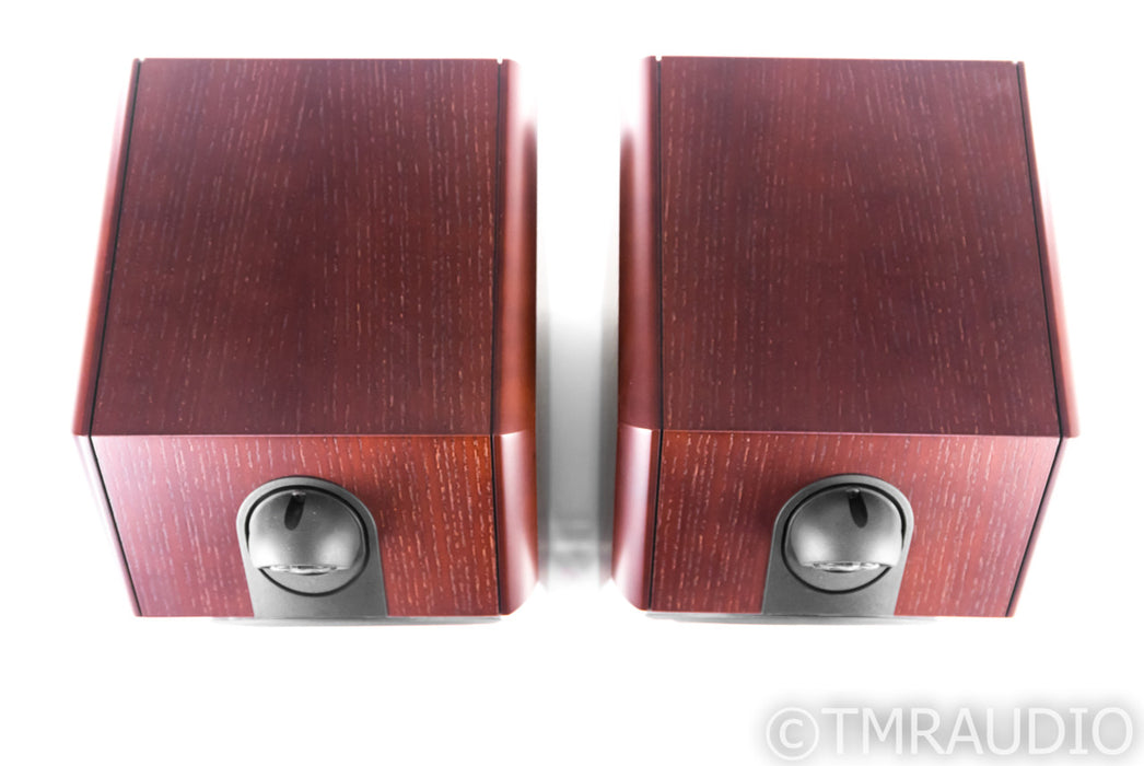 B&W CDM1SE Bookshelf Speakers; Red Ash Pair; CDM-1SE