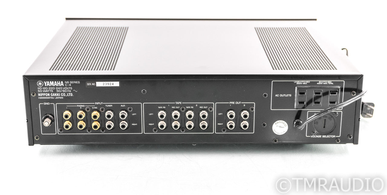 Yamaha C-4 Vintage Stereo Preamplifier; C4; MM / MC Phono