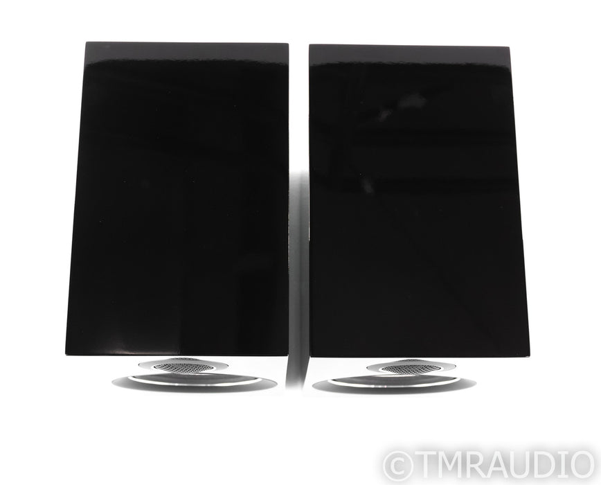 B&W 707 S2 Bookshelf Speakers; Gloss Black Pair; 707S2
