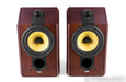 B&W CDM1SE Bookshelf Speakers; Red Ash Pair; CDM-1SE