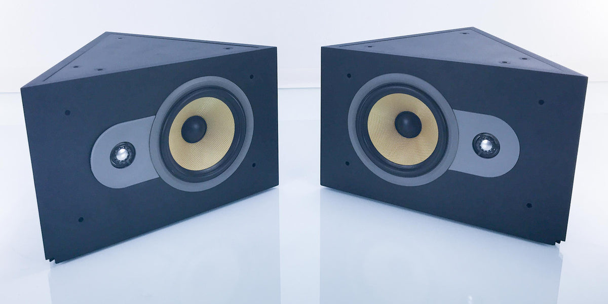 B&W SCM8 THX Surround / Satellite Speakers; SCM-8; Black Pair