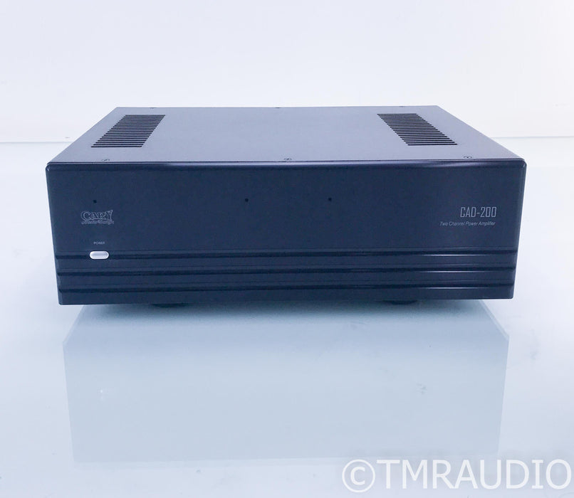 Cary Audio Design Cinema 2 Stereo Power Amplifier; Non-Original Faceplate