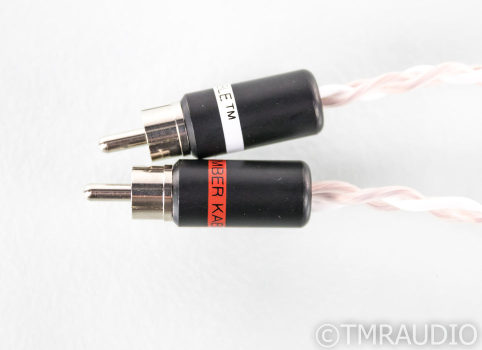Kimber Kable Tonik RCA Cables; 1m Pair Interconnects; Ultratike Terminations