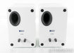 KEF LS50 Bookshelf Speakers; White Pair