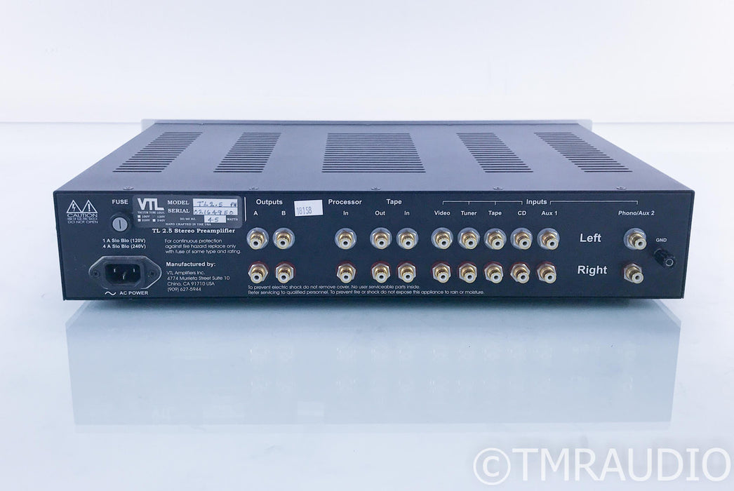 VTL TL2.5 Stereo Tube Preamplifier; TL-2.5; MM / MC Phono