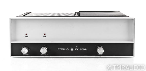Crown D150A Vintage Stereo Power Amplifier; D-150-A — The Music Room