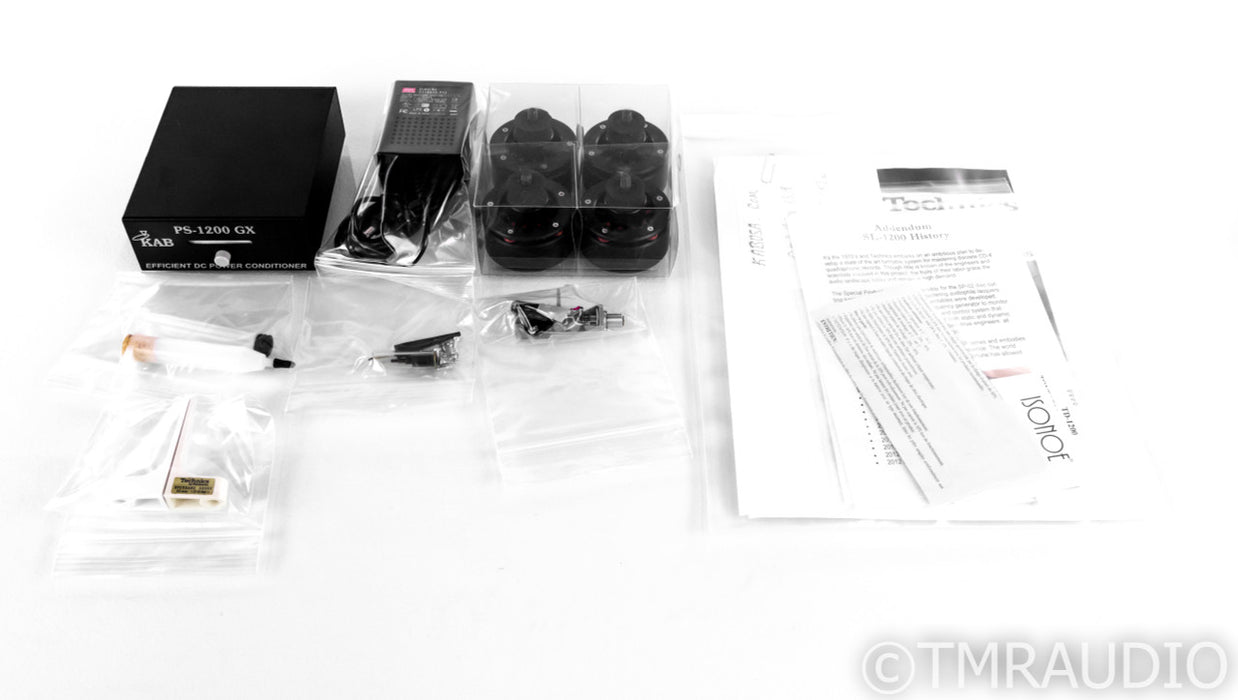 Technics SL1210MK2 Turntable; KAB Audiophile Upgrades; Ortofon Cartridges