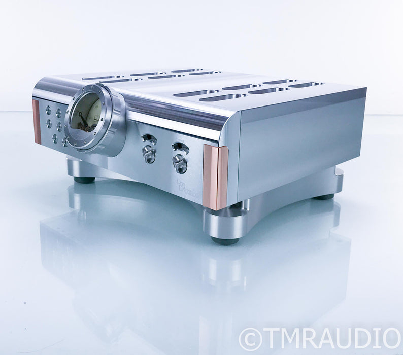 Dan D'Agostino Momentum Stereo Preamplifier w/ Power Base; Silver; Remote