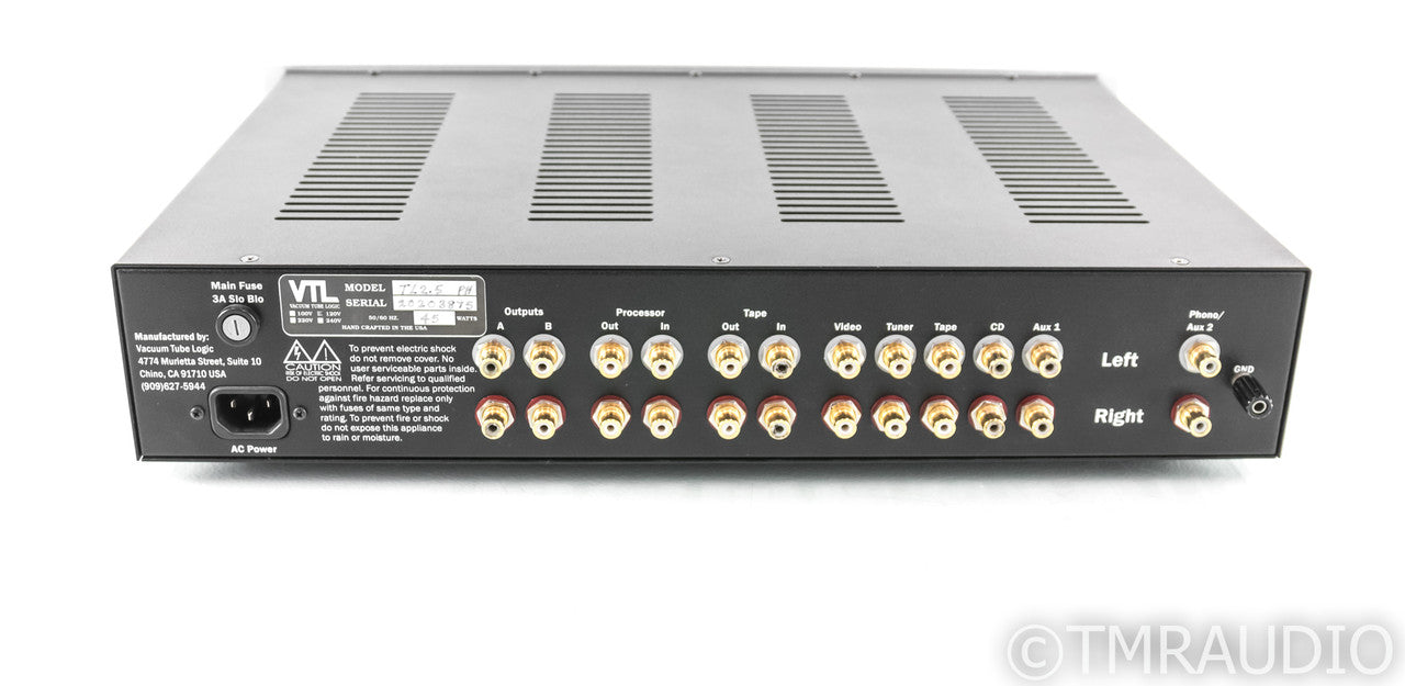 VTL TL2.5 Stereo Tube Preamplifier; TL-2.5; MM Phono; Remote