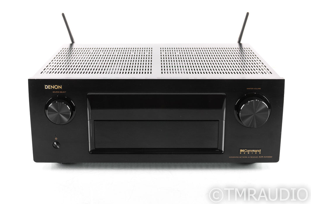 Denon AVR-X4100W 7.2 Channel Home Theater Receiver; AVR4100W; Remote; Wifi