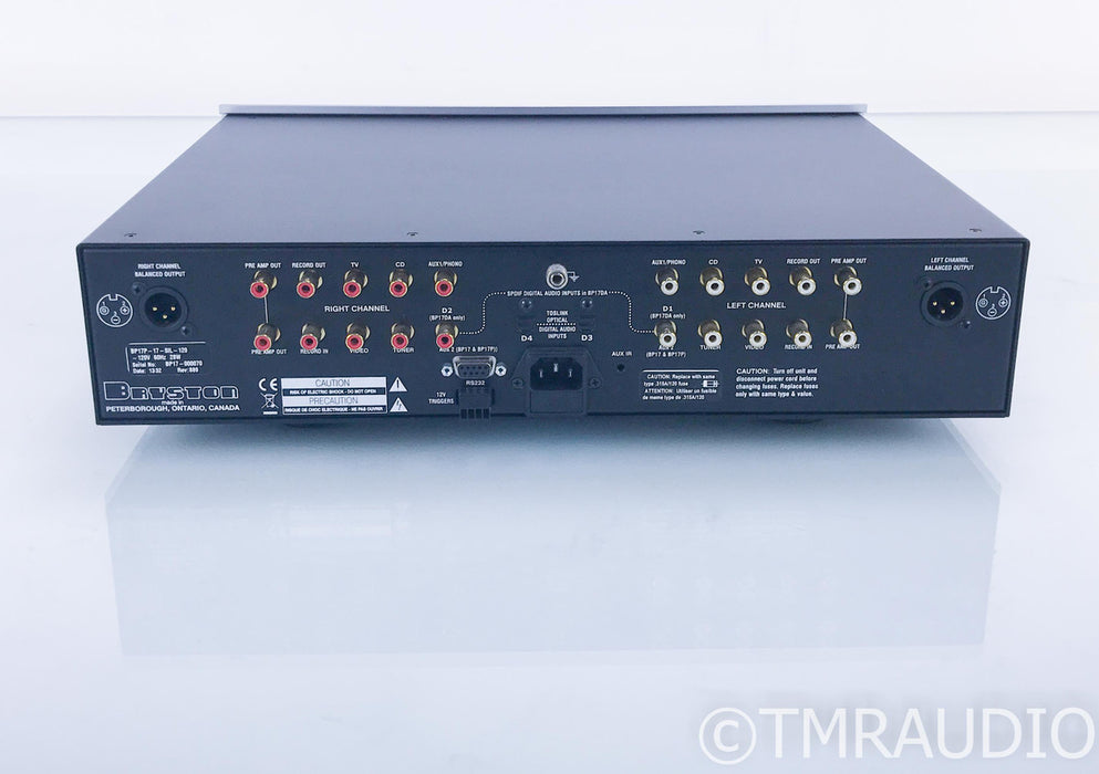 Bryston BP-17 Stereo Preamplifier; BP17; Remote (Low Hours)