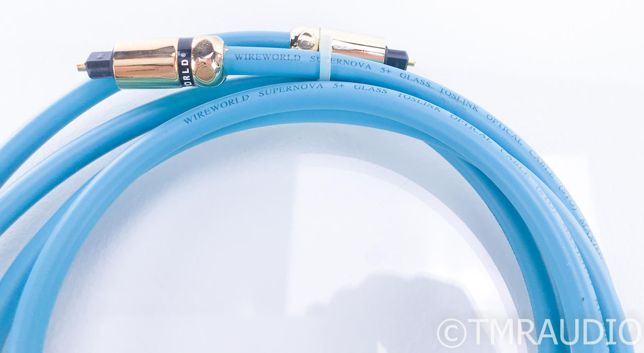Wireworld Supernova 5+ Glass Optical Cable; Single 2m Digital Interconnect