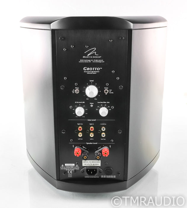 Martin Logan Grotto 10" Powered Subwoofer; Black