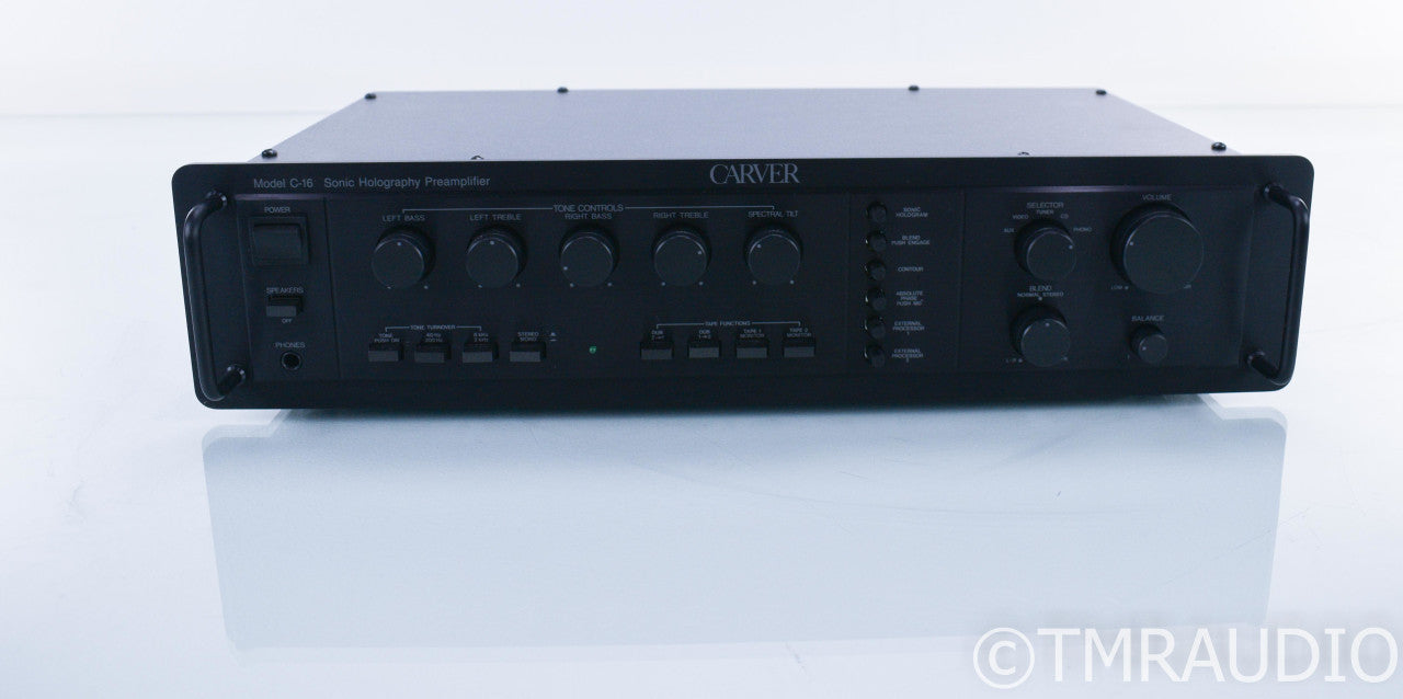 Carver C-16 Stereo Sonic Holography Preamplifier; C16