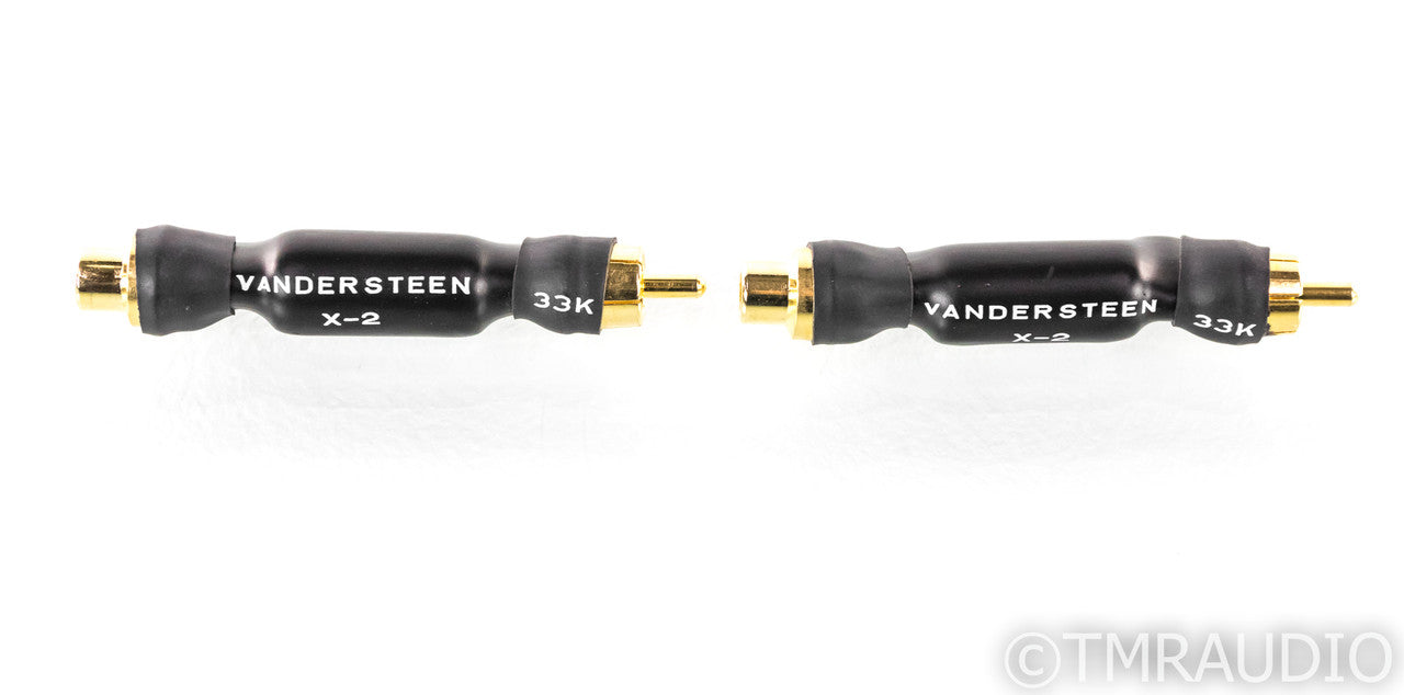 Vandersteen X-2 33K RCA Crossovers / Inline Filters; Pair; X2