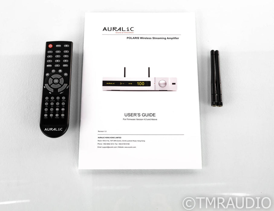 Auralic Polaris Stereo Integrated Streaming Amplifier; DAC; MM Phono; Remote