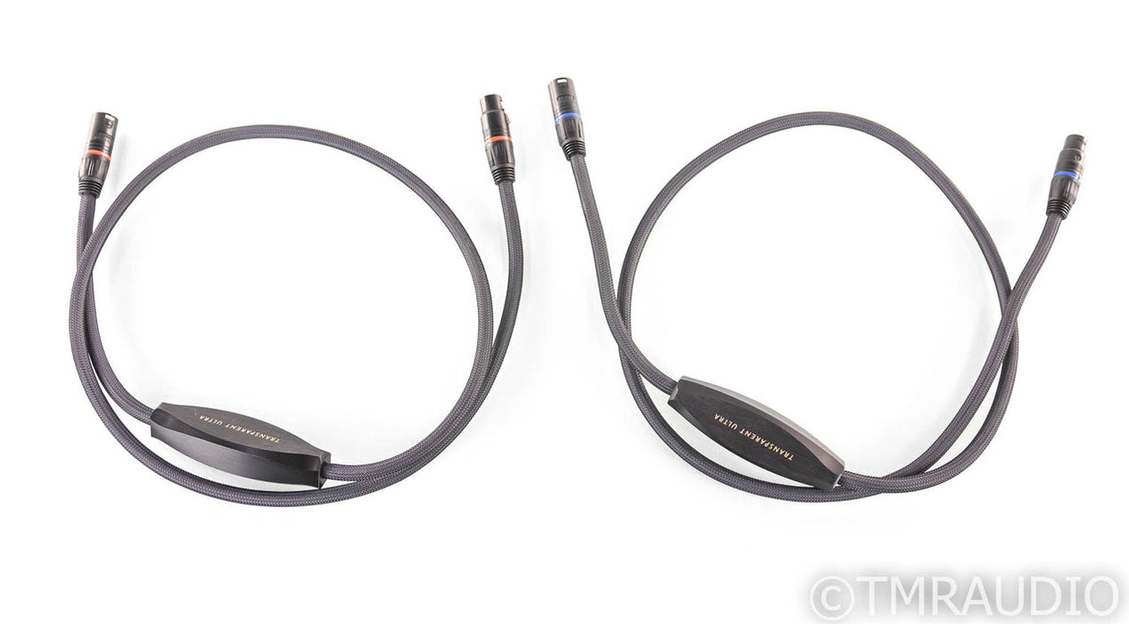 Transparent Audio Ultra Interconnect XLR Cables; 1.5m Pair Interconnects