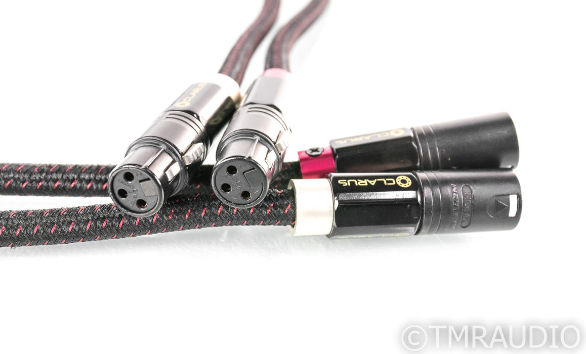 Clarus Cable Crimson CCB-015D XLR Cables; 1.5m Pair Balanced Interconnects