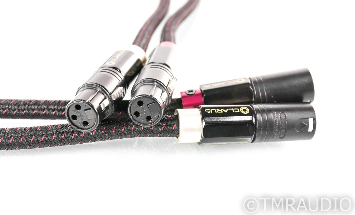 Clarus Cable Crimson CCB-015D XLR Cables; 1.5m Pair Balanced Interconnects