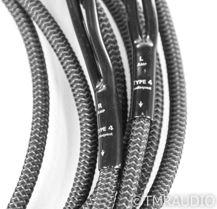 AudioQuest Type 4 Speaker Cables; 10ft Pair; BFA Bananas