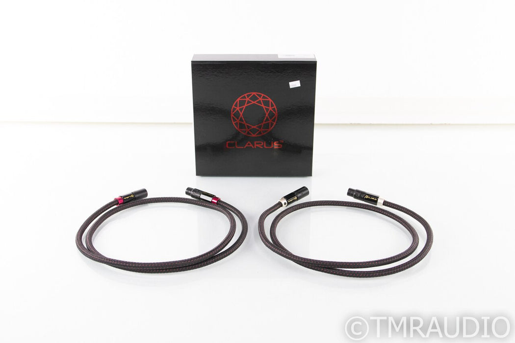 Clarus Cable Crimson CCB-015D XLR Cables; 1.5m Pair Balanced Interconnects