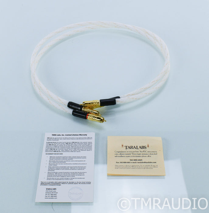 Tara Labs RSC Vector 1 RCA Cables; 1m Pair Interconnects