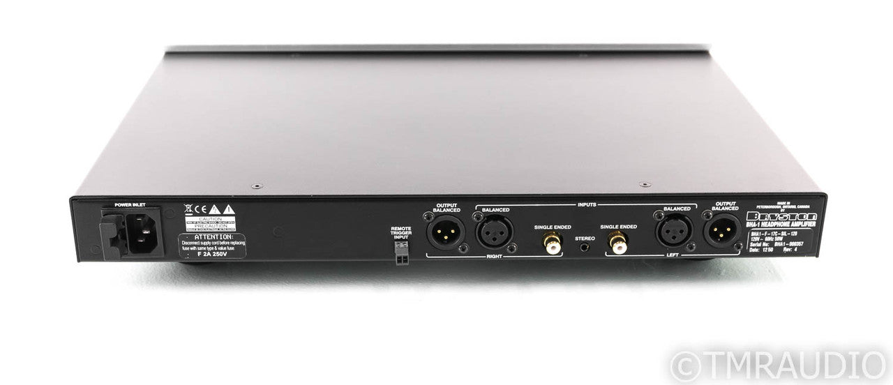 Bryston BHA-1 Headphone Amplifier; BHA1; Silver; 17" Faceplate