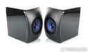 KEF LS50W Wireless Bookshelf Speakers; Gloss Black & Blue Pair;  LS-50 W