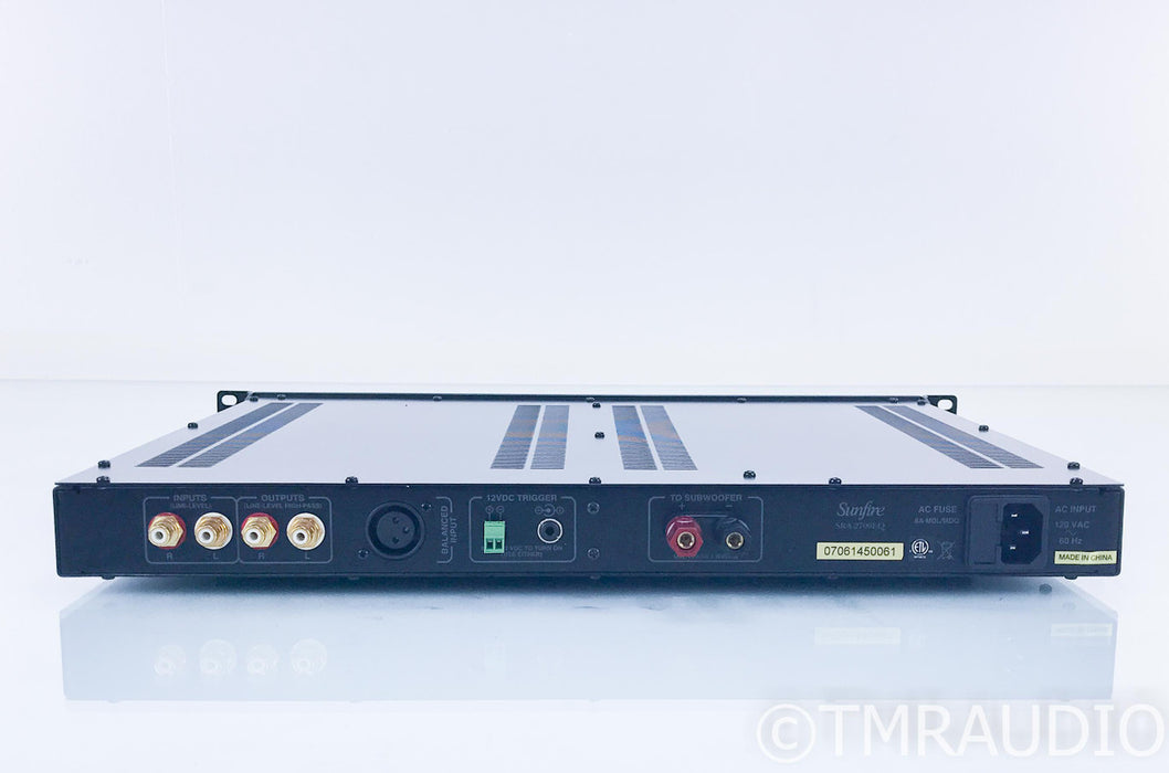 Sunfire SRA-2700EQ SubRosa Subwoofer Amplifier / Equalizer; SRA2700EQ