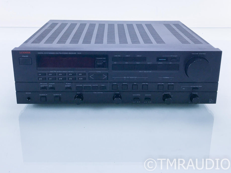 Luxman R-117 Vintage Stereo Receiver; Remote; MM/MC Phono; R117