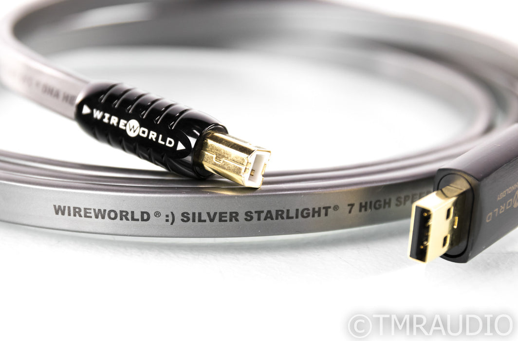 Wireworld Silver Starlight 7 USB 2.0 Digital Cable; Single 2m Interconnect