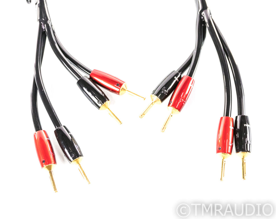 AudioQuest Rocket 88 Bi-Wire Speaker Cables; 6ft Pair; Gold Plated; 72v DBS
