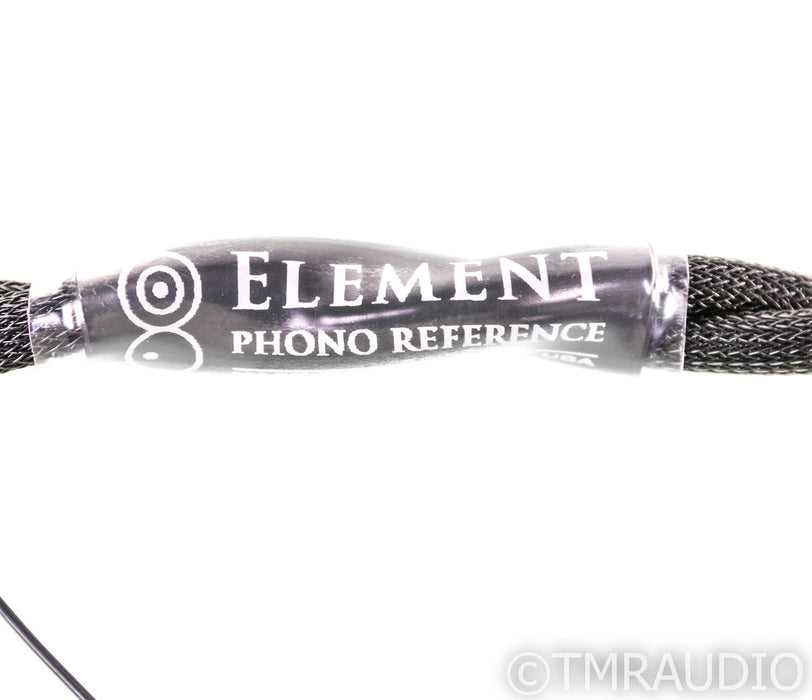 Synergistic Research Element Reference Phono RCA Cables; 1m Pair w/ Ground Wire