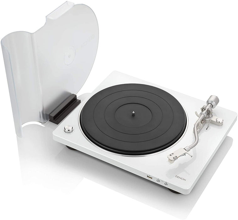Denon DP-450USB Turntable; DP450USB; White (New)