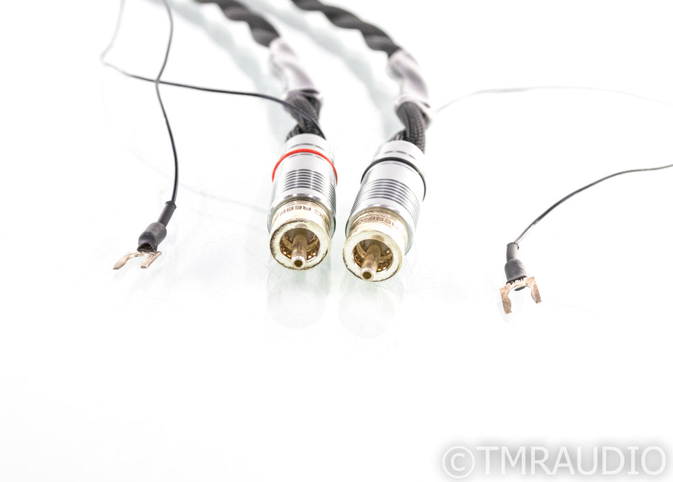 Synergistic Research Element Reference Phono RCA Cables; 1m Pair w/ Ground Wire