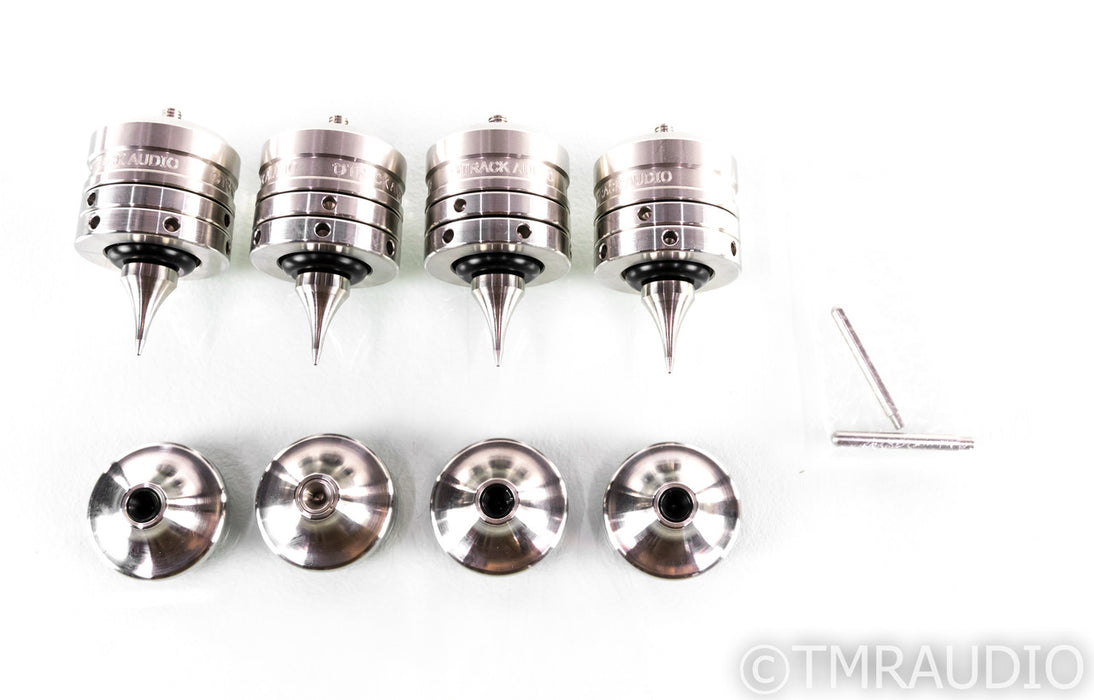 Track Audio Isolation Feet; Turntable Footers; Set of 4; 1/4-20 Threading