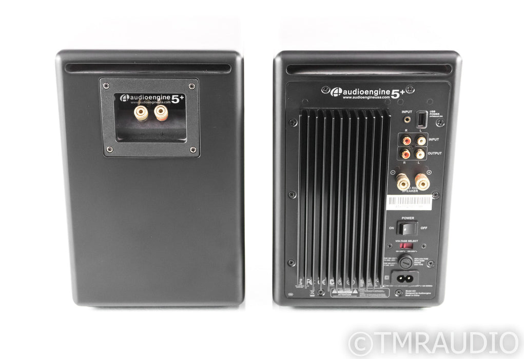 Audioengine A5+ Powered Bookshelf Speakers; Satin Black Pair