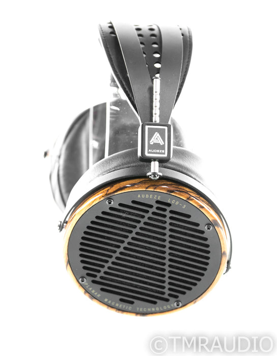 Audeze LCD-3 Open-Back Planar Magnetic Headphones; LCD3; Zebrano Wood; Fazor