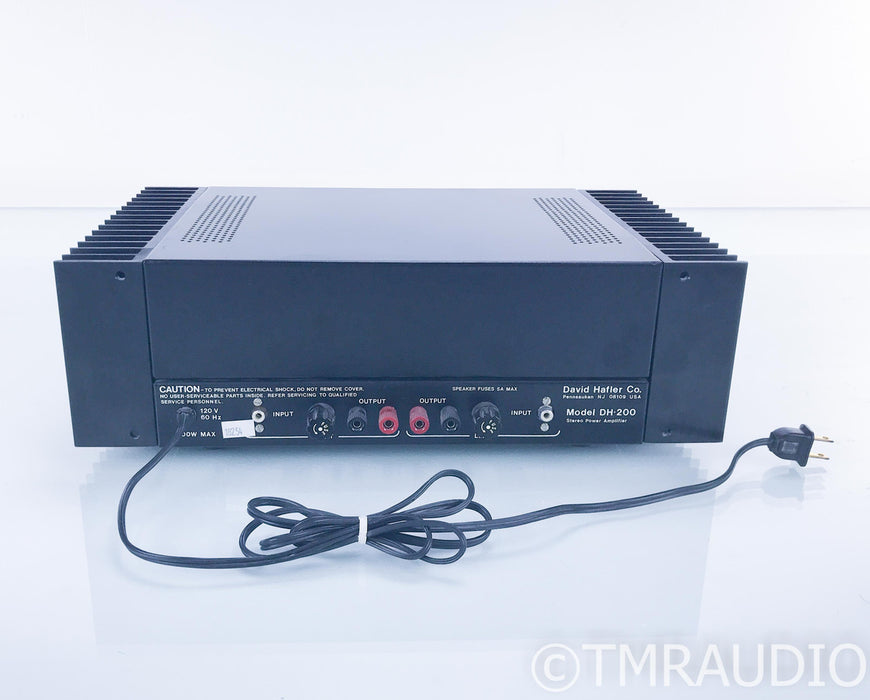 Hafler DH-200 Vintage Stereo Power Amplifier; DH200