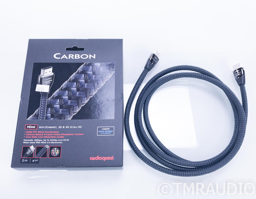 AudioQuest Carbon HDMI Cable; 2m Digital Interconnect