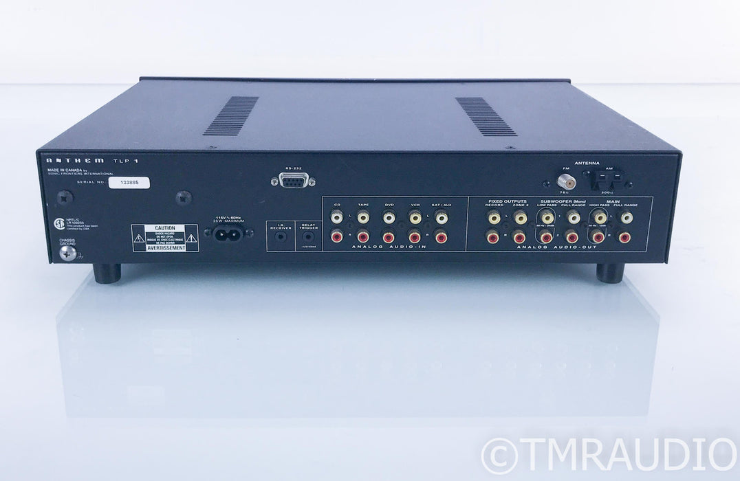 Anthem TLP-1 Preamplifier / Tuner; TLP1; AS-IS (Main Output Hum; No Remote)