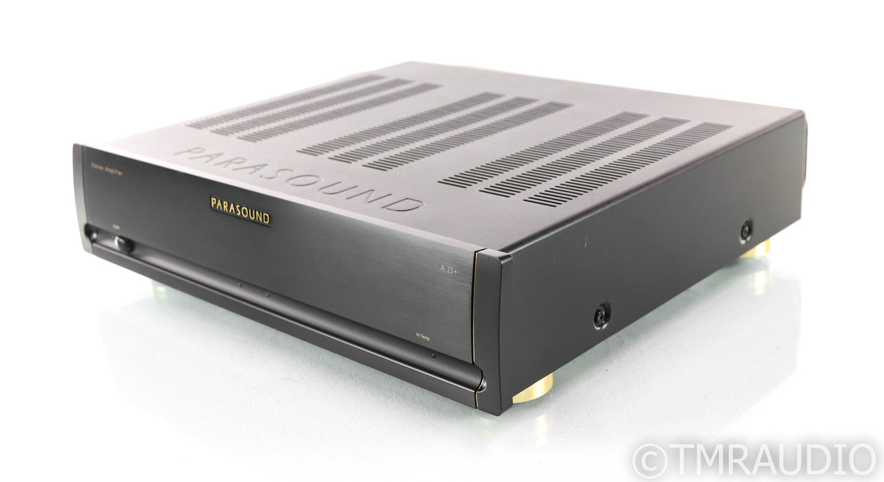 Parasound Halo A23+ Stereo Power Amplifier; A-23 Plus; Black