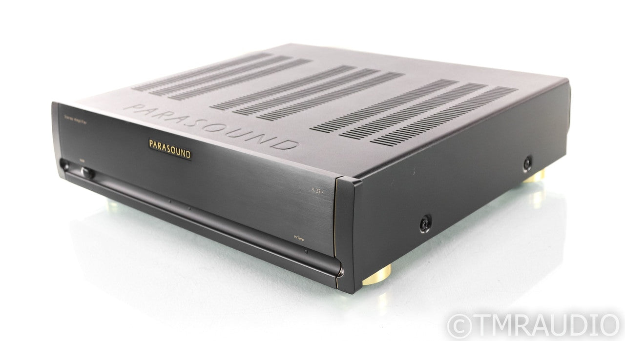 Parasound Halo A23+ Stereo Power Amplifier; A-23 Plus; Black