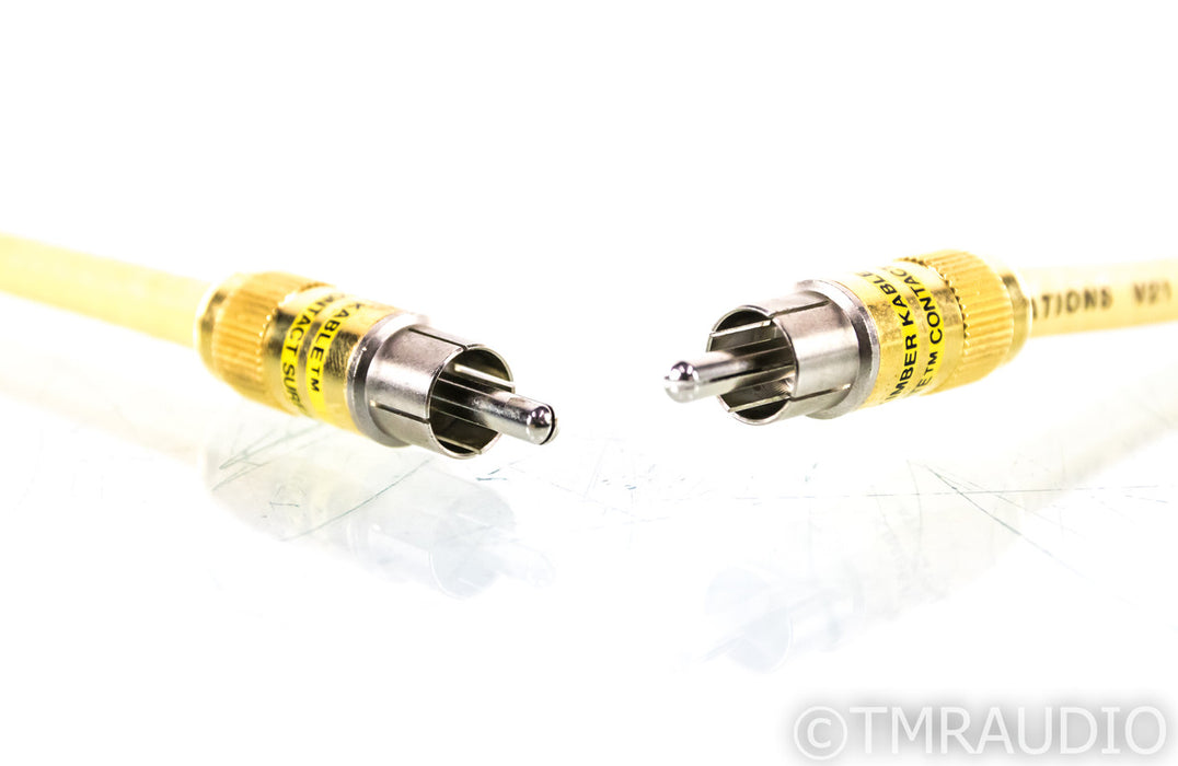 Kimber Kable Illuminations V-21 RCA Coaxial Cable; Single 1m Digital Interconnect