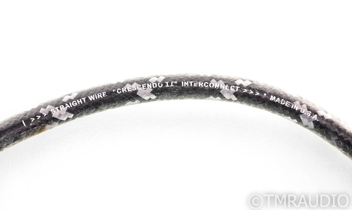 Straight Wire Crescendo II XLR Cables; 1m Pair Balanced Interconnects