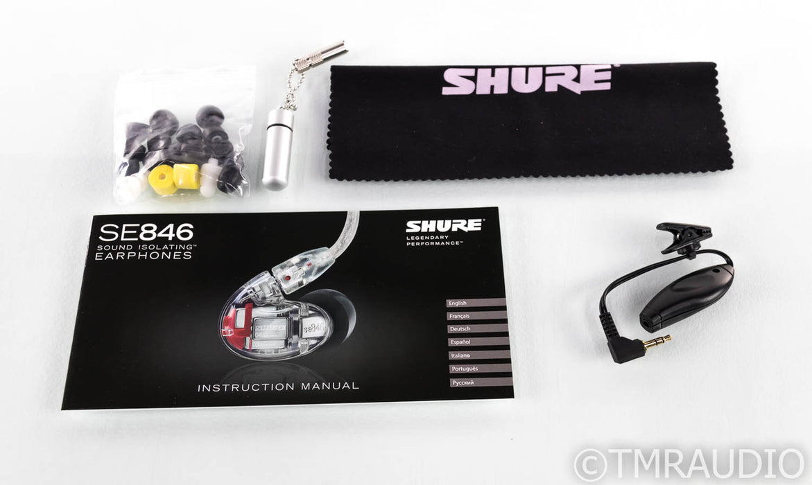 Shure SE846 Sound Isolating In-Ear Monitors / Earbuds; SE-846
