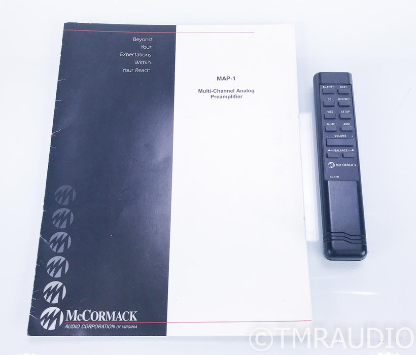 McCormack MAP-1 6 Channel Preamplifier; Remote