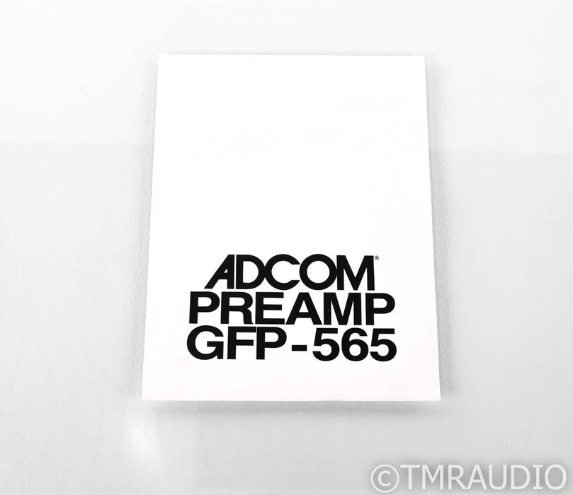 Adcom GFP-565 Stereo Preamplifier; GFP565; MM Phono